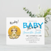 ベビーワイルドジャングルアニマルズ招待状 案内状 (スタンド正面)