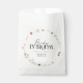 ベビーワイルドフラワーベイビーシャワー フェイバーバッグ (正面)