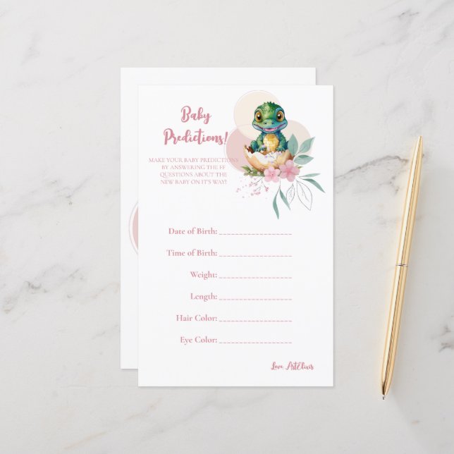 ベビーワニゲータハッチフローラ予測ゲーム (正面/裏面インサイチュ)