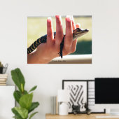 ベビーワニ ポスター (ホームオフィス)