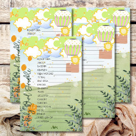 ベビーワードスクランブルアドベンチャー開始ホットエアバルーン