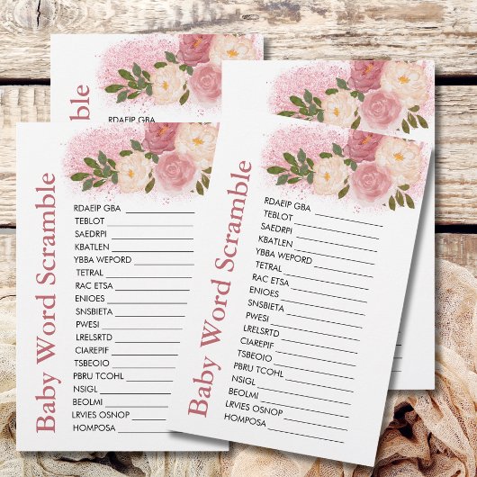 ベビーワードスクランブルグリッツアンドグラムグリッターシャイン