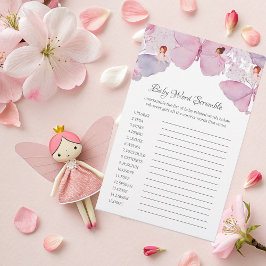 ベビーワードスクランブルゲームカードフェイお洒落アリーテーマ