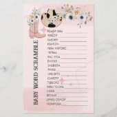 ベビーワードスクランブルサドルアップウェスタン女性のカーボーイテーマ (正面)