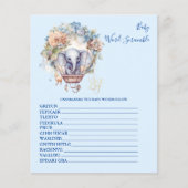 ベビーワードスクランブル赤ちゃんシャワーゲーム (正面)