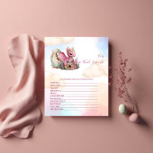 ベビーワードスクランブル赤ちゃんシャワーゲーム