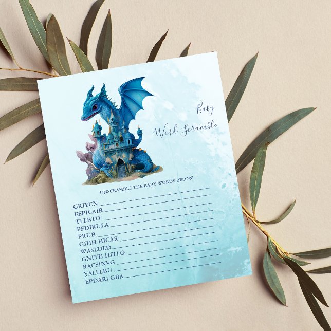 ベビーワードスクランブル赤ちゃんシャワーゲーム (クリエイターアップロード済み)