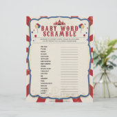 ベビーワードスクランブル[サーカステーマ] レターヘッド (スタンド正面)