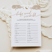 ベビーワードスクランブルtwinkleスター赤ちゃんシャワーゲーム 招待状