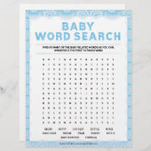 ベビーワード検索[ラグジュアリーレース[青]] レターヘッド (正面/裏面)