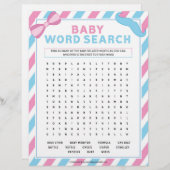 ベビーワード検索[性別のサプライズ] レターヘッド (正面/裏面)
