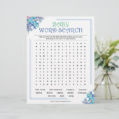 ベビーワード検索[青いフローラ] レターヘッド (スタンド正面)