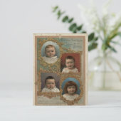 ベビーヴィンテージはがき ポストカード (スタンド正面)