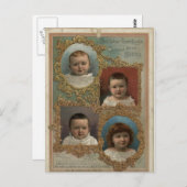 ベビーヴィンテージはがき ポストカード (正面/裏面)