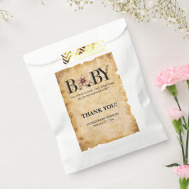 ベビーヴィンテージフローラモノグラムベビーシャワー フェイバーバッグ