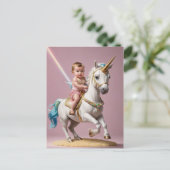 ベビー一角車 ポストカード (スタンド正面)