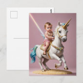 ベビー一角車 ポストカード (正面/裏面)