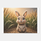 ベビー三動物群 ラッピングペーパーシート (正面2)