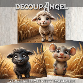 ベビー三動物群 ラッピングペーパーシート