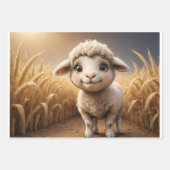 ベビー三動物群 ラッピングペーパーシート (正面)