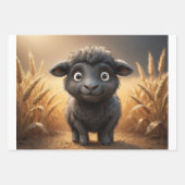 ベビー三動物群 ラッピングペーパーシート (正面3)