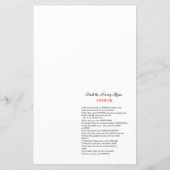 ベビー下建築ベビーシャワーゲームプリント (裏面)