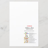 ベビー下建築ベビーシャワーゲームプリント (裏面)