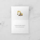 ベビー下建築ベビーシャワー サンキューカード (内部)