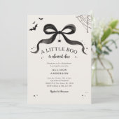 ベビー不気味シャワーハロウィーン招待状 招待状 (スタンド正面)