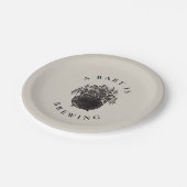 ベビー不気味シャワープレート ペーパープレート (アングル)