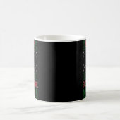 ベビー中に死んだスカル外は寒い コーヒーマグカップ (中央)