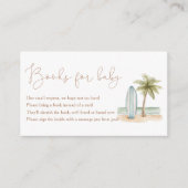 ベビー乗船赤ちゃんシャワーベビー本 エンクロージャーカード (正面)