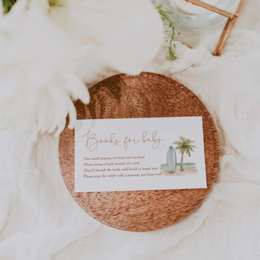 ベビー乗船赤ちゃんシャワーベビー本 エンクロージャーカード