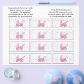 ベビー乳母車キャンディバーラッパー(ピンク) チラシ (シングル)