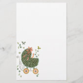 ベビー乳母車文具 便箋 (正面)