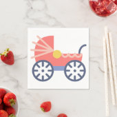 ベビー乳母車 スタンダードカクテルナプキン (インサイチュ)
