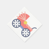 ベビー乳母車 スタンダードカクテルナプキン (角)