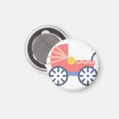 ベビー乳母車 マグネット (正面/裏面)