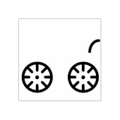 ベビー乳母車 ラバースタンプ (インプリント)