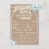 ベビー予測およびアドバイスエンクロージャカード エンクロージャーカード (正面)