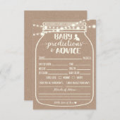 ベビー予測およびアドバイスエンクロージャカード エンクロージャーカード (正面/裏面)