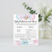 ベビー予測とアドバイスアイスクリームパーティーゲーム。 (スタンド正面)