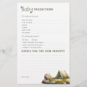 ベビー予測とアドバイスキャンプ場ゲーム (正面)