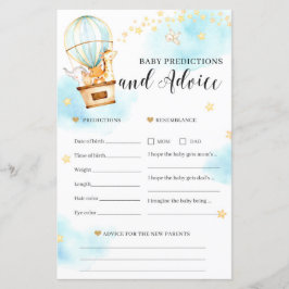 ベビー予測とアドバイスベビーシャワーゲーム