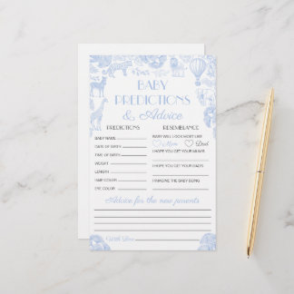 ベビー予測とアドバイス少年の赤ちゃんシャワーゲーム