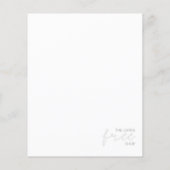 ベビー予測とアドバイス-ベビー外は寒い チラシ (裏面)