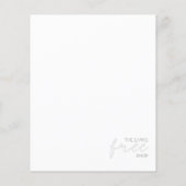 ベビー予測とアドバイス-ベビー外は寒い チラシ (裏面)