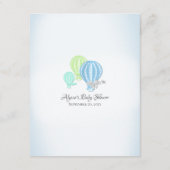 ベビー予測について赤ちゃんシャワーゲームエンクロージャー エンクロージャーカード (裏面)