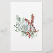 ベビー予測アドバイスカード常緑ベビーシャワー (裏面)