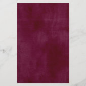 ベビー予測アドバイスカード秋ベビーシャワー (裏面)